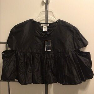 Oscar De La Renta Chic Black Women's Top